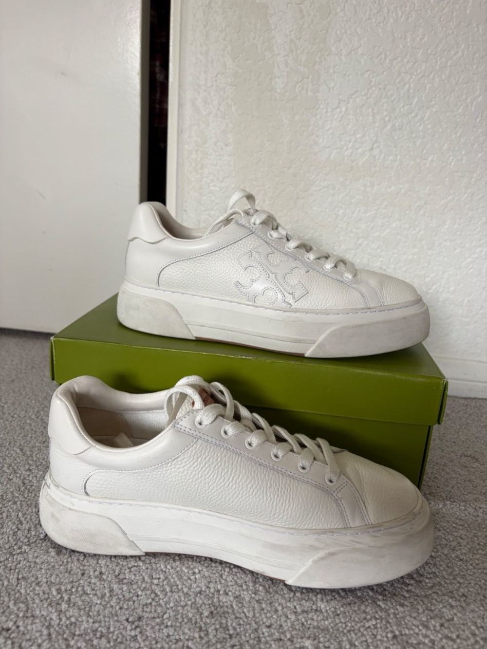 Tory Burch color block platform sneakers - Picture 6 of 7